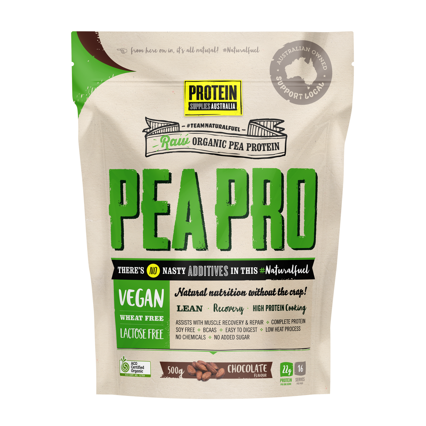 Pea Pro Chocolate - Protein Supplies Australia