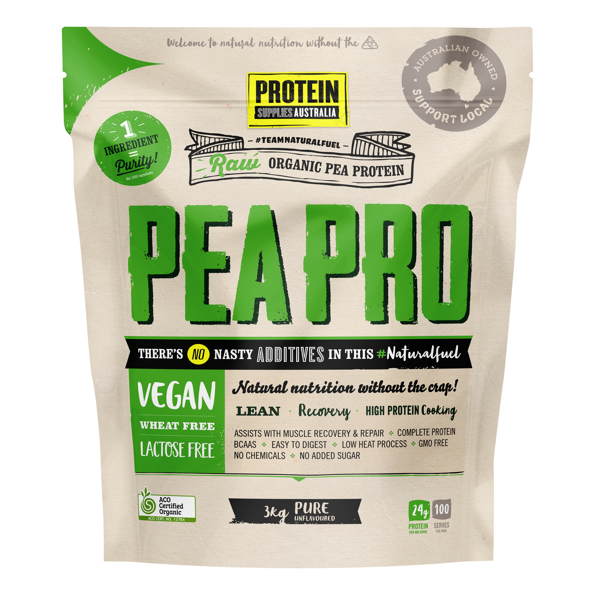 Pea Pro Pure - Protein Supplies Australia