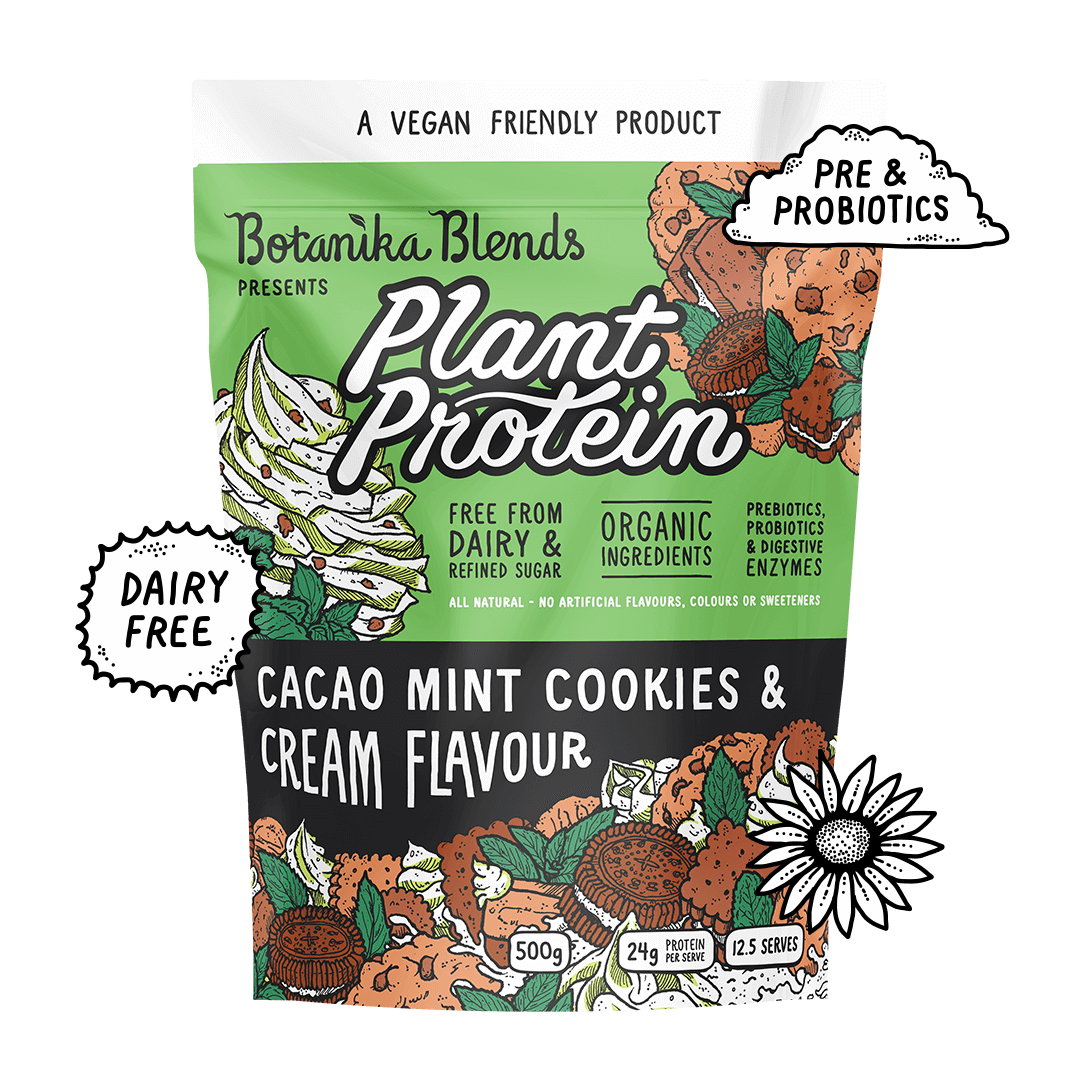 Plant Protein - Cacao Mint Cookies And Cream - Botanika Blends