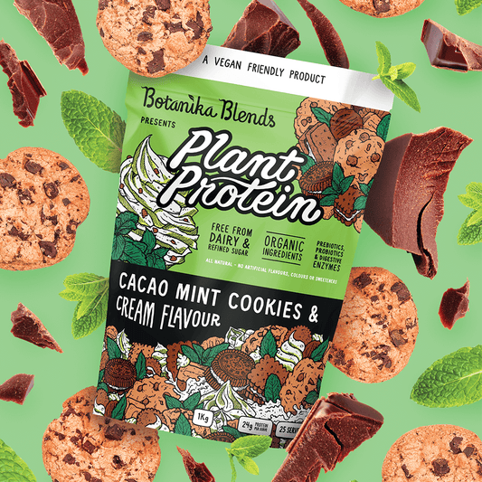 Plant Protein - Cacao Mint Cookies And Cream - Botanika Blends