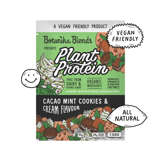 Plant Protein - Cacao Mint Cookies And Cream - Botanika Blends