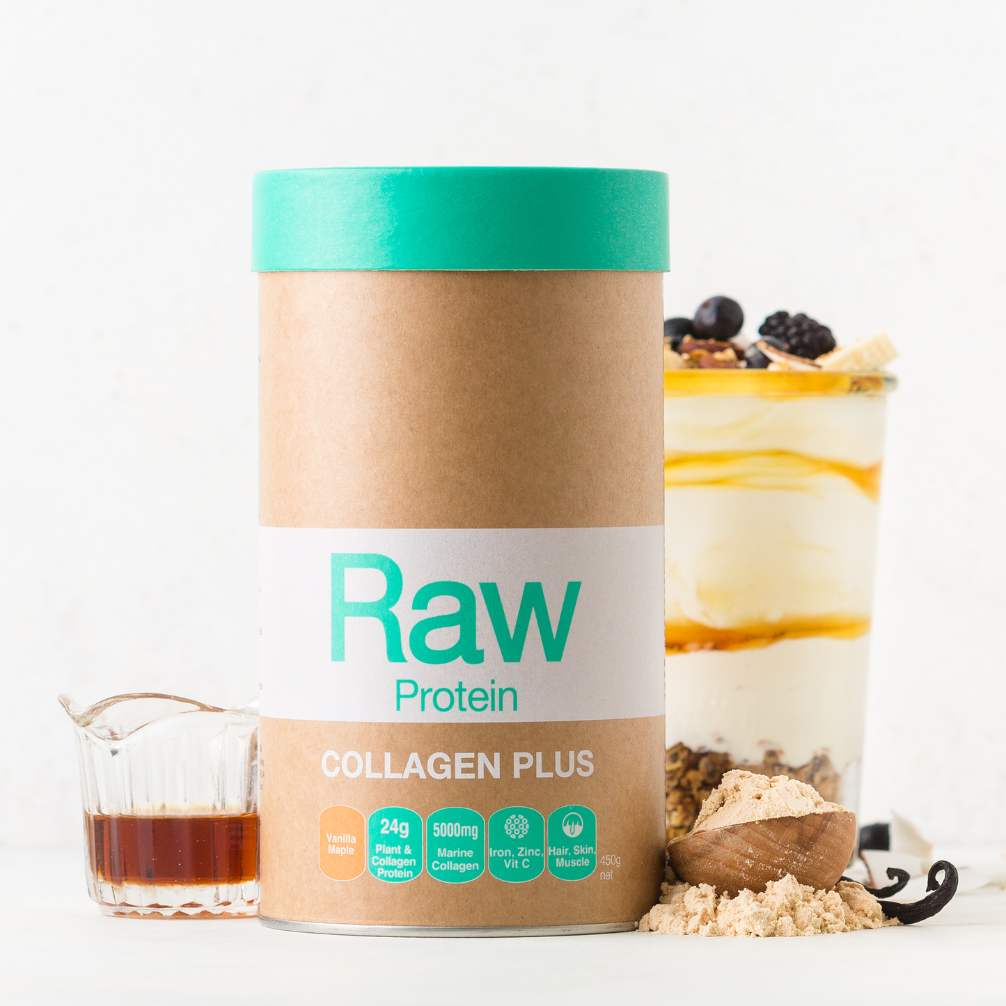 Raw Protein Collagen Plus Vanilla Maple