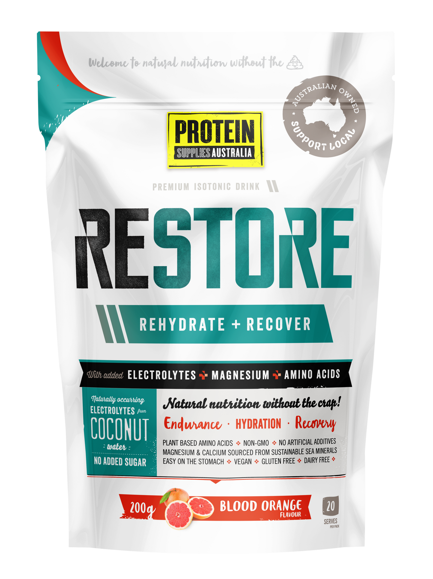 Restore Blood Orange - Protein Supplies Australia