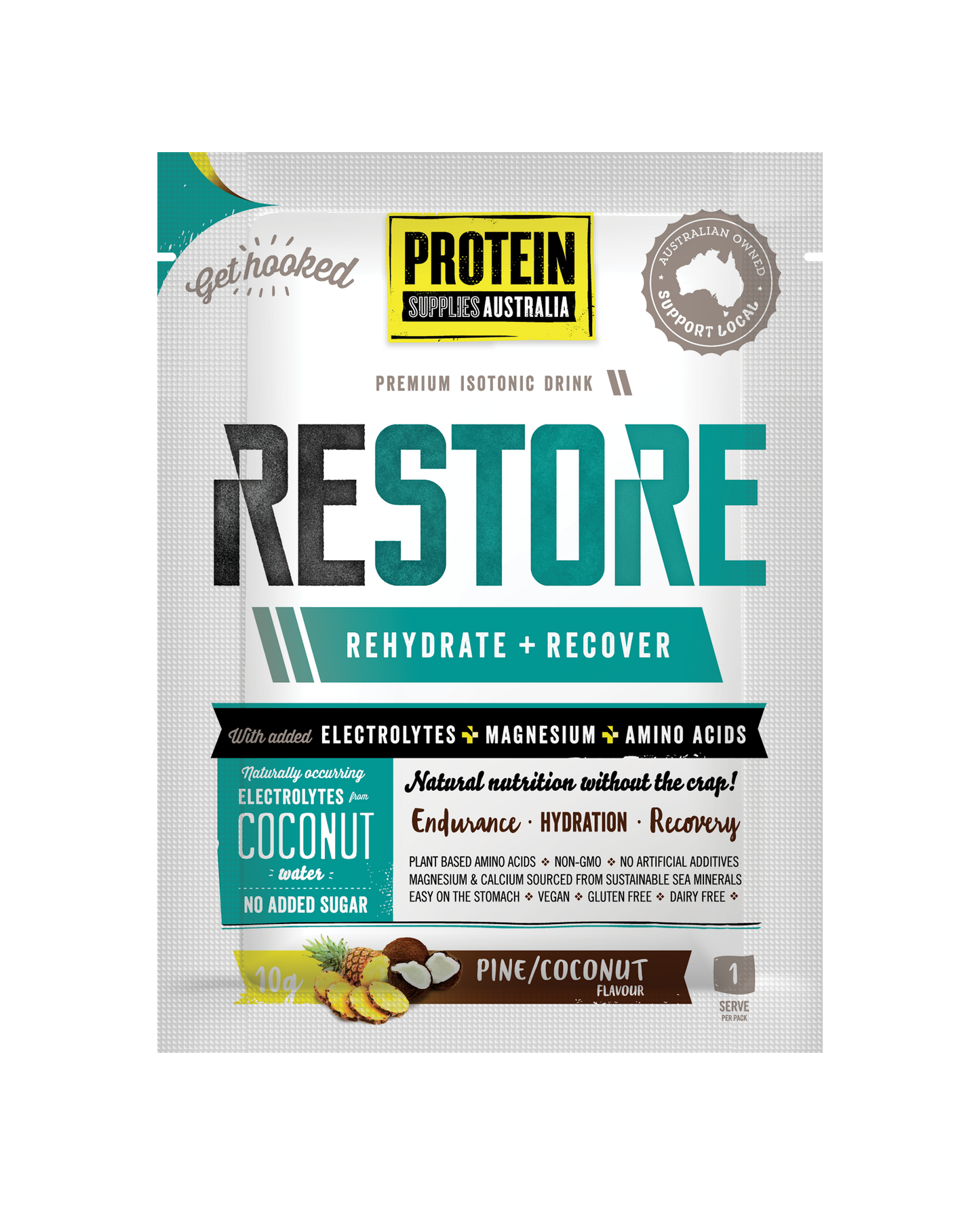 Restore Pine Coconut - Protein Supplies Australia