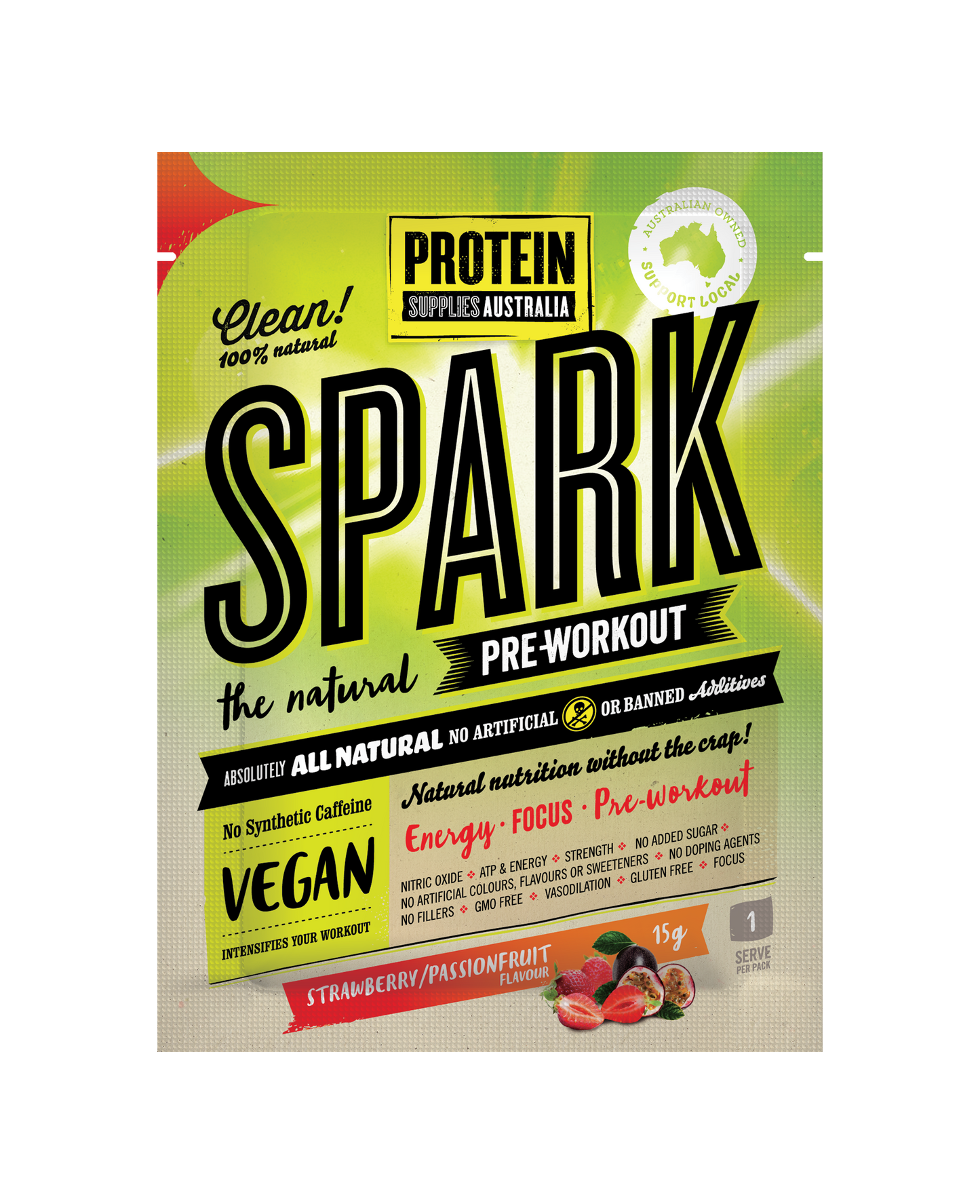 Spark Strawberry Passionfruit - Protein Supplies Australia