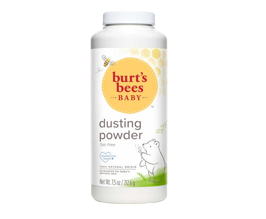 Burt's Bees Baby Dusting Powder, 100% Natural Origin, Talc-Free, Paediatrician Tested, 212g