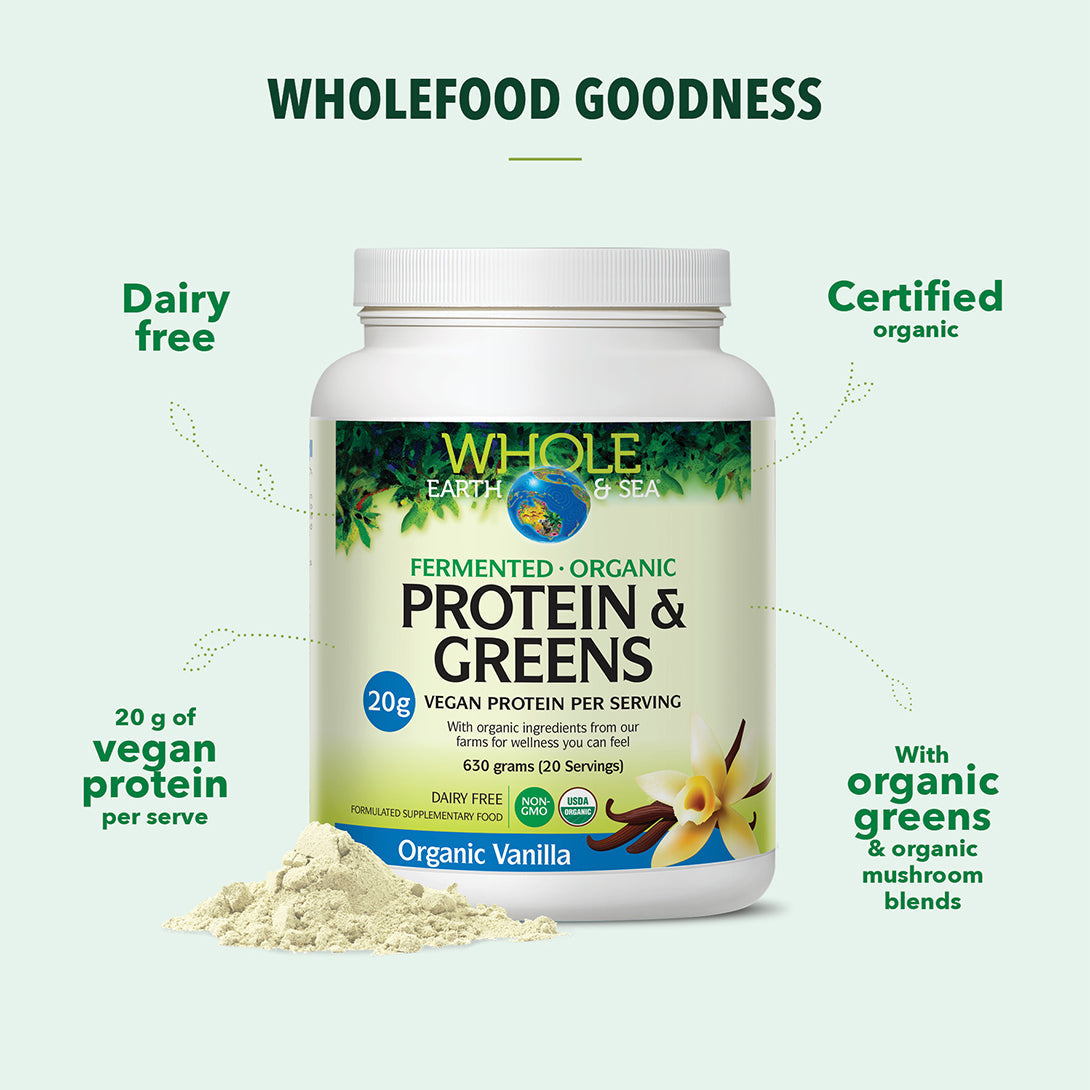 Fermented, Organic Protein & Greens