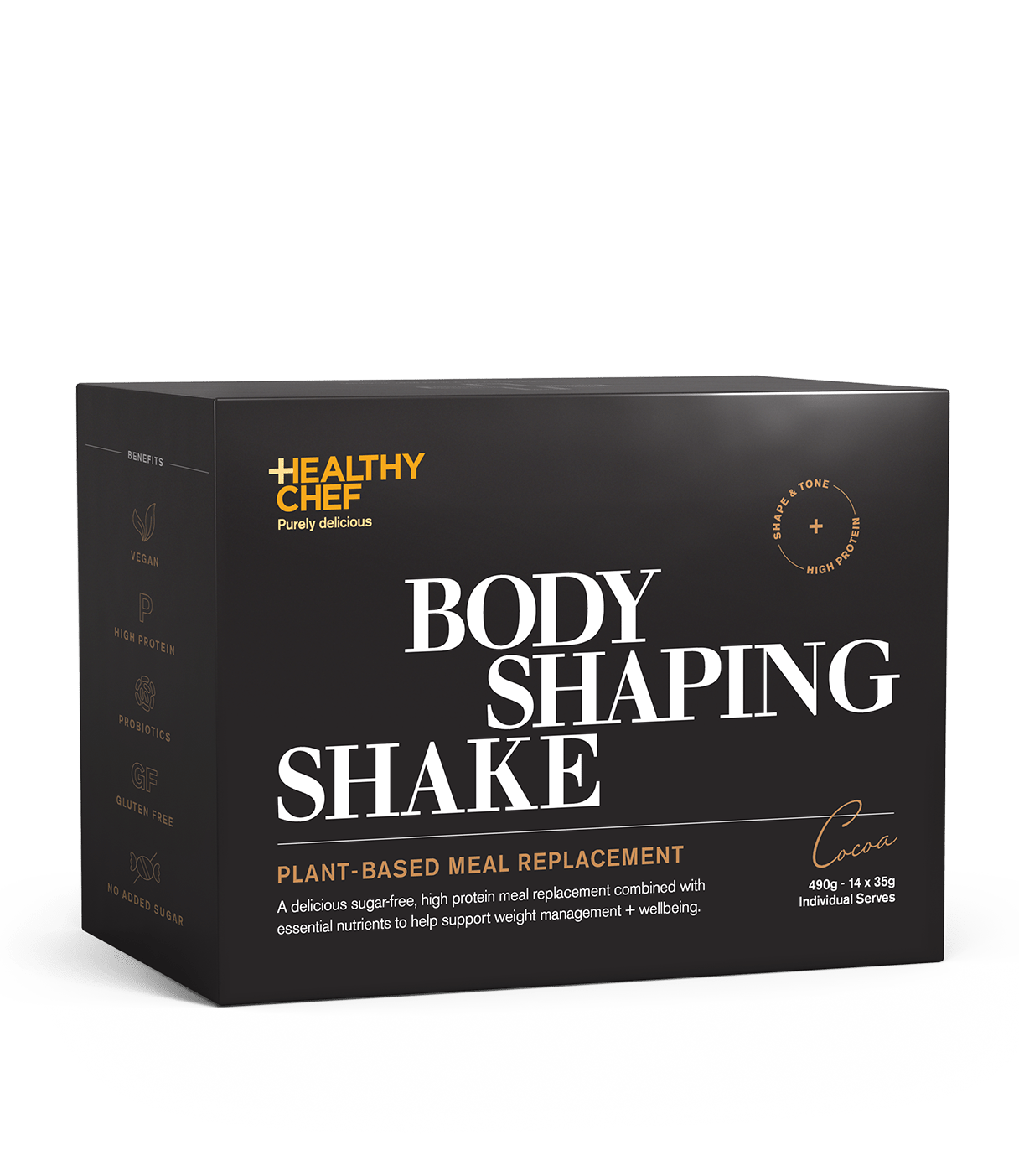 Body Shaping Shake Cocoa Protein The Healthy Chef 