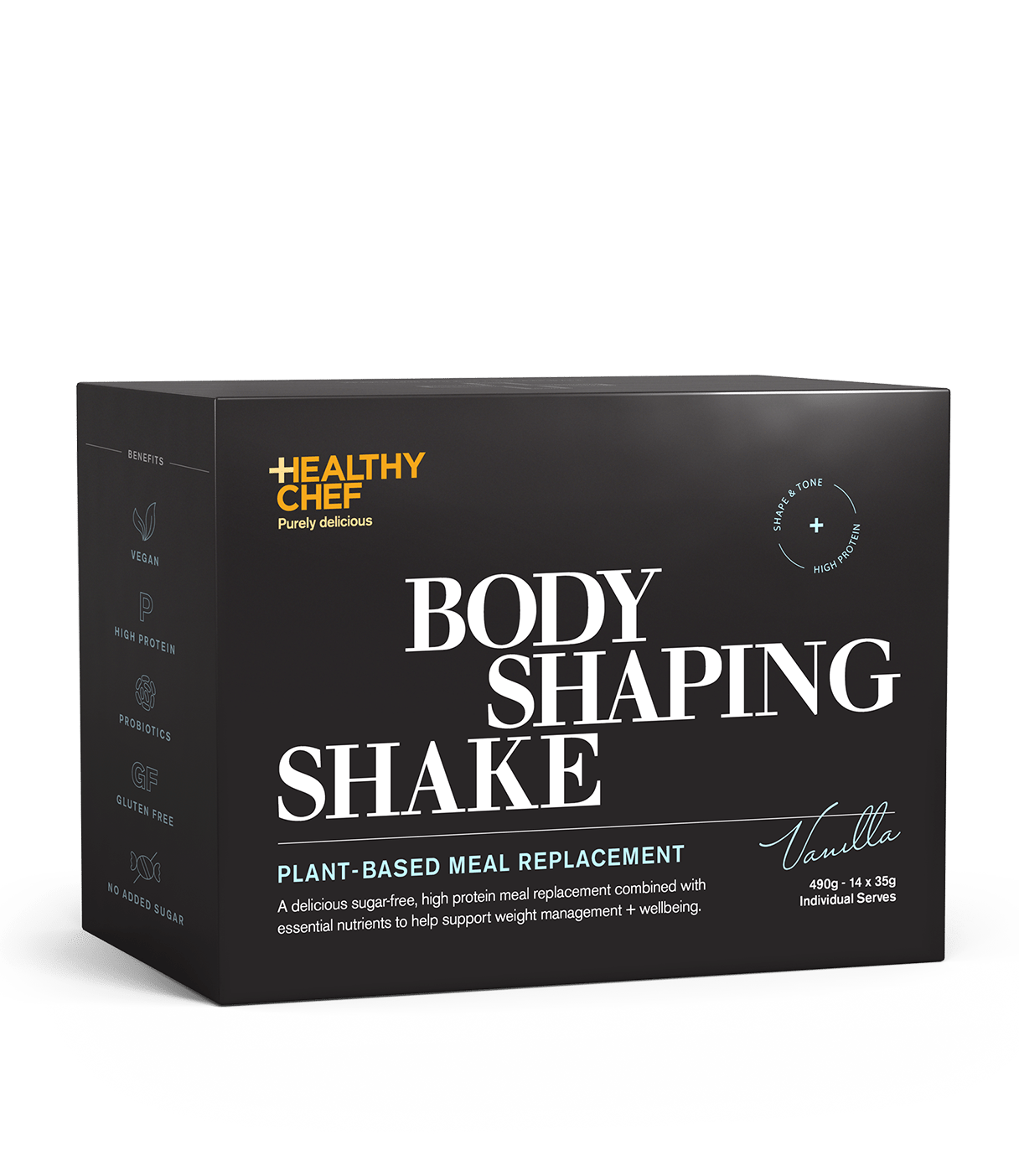 Body Shaping Shake Vanilla Protein The Healthy Chef 