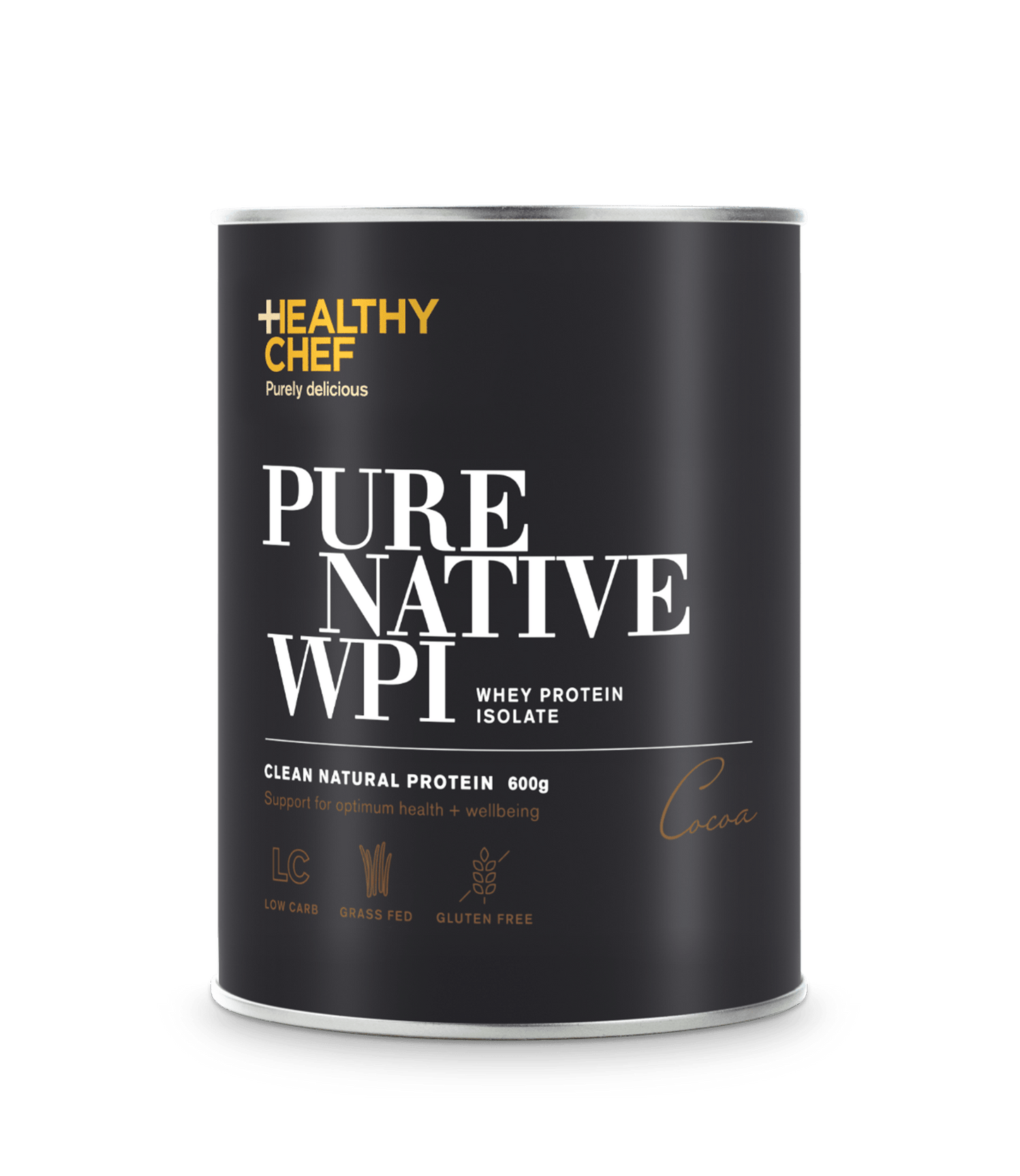 Pure Native WPI Cocoa Protein The Healthy Chef 