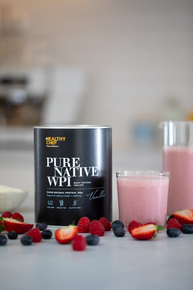 Pure Native WPI Vanilla Protein The Healthy Chef 