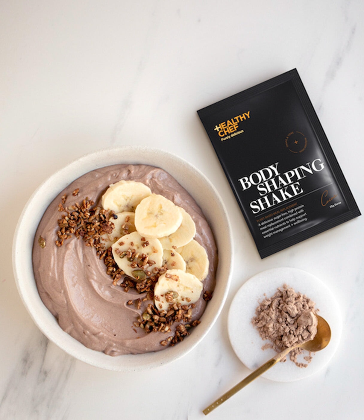 Body Shaping Shake Cocoa Protein The Healthy Chef 