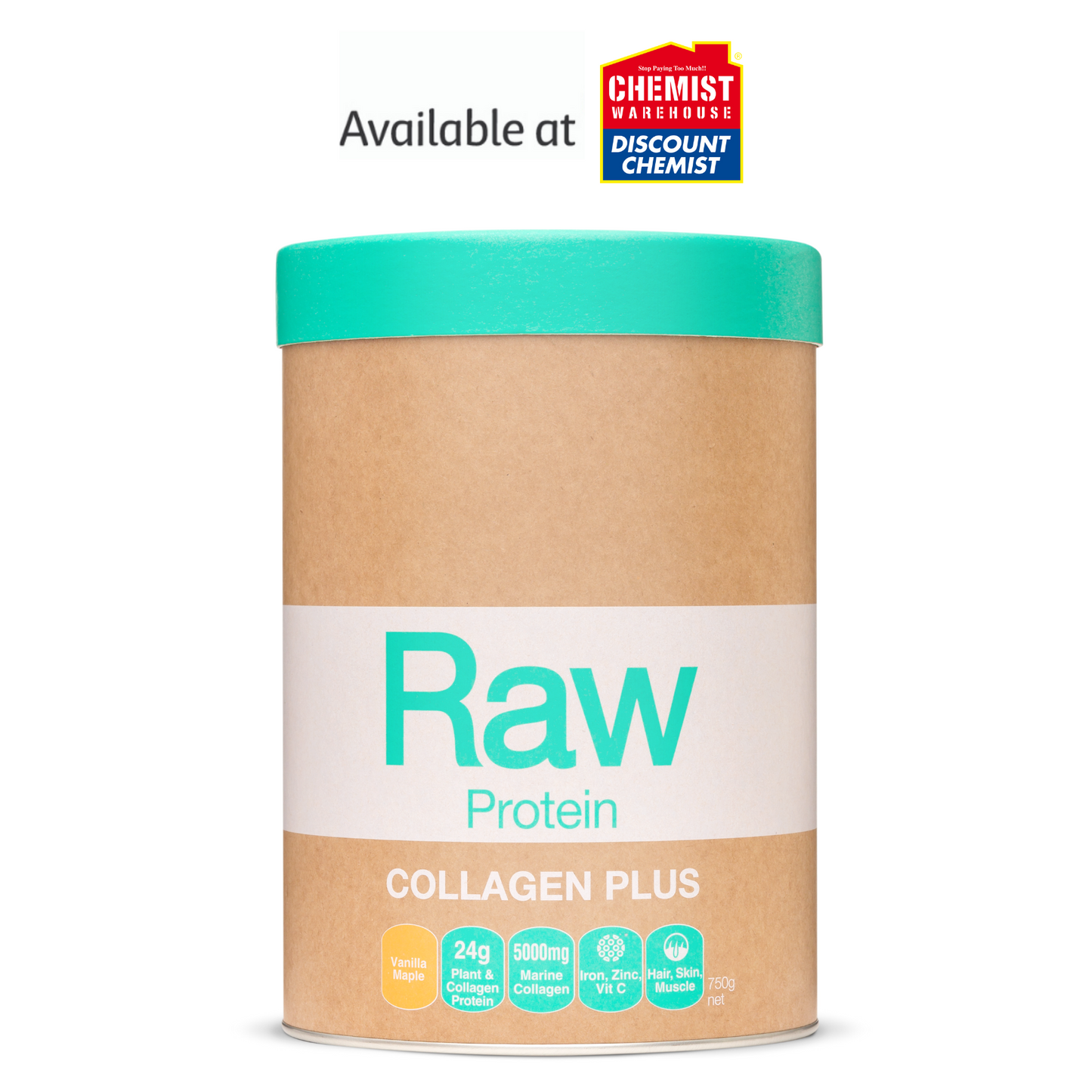 Raw Protein Collagen Plus Vanilla Maple