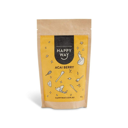 Happy Way Organic Acai Berry Powder Vitamins and Health