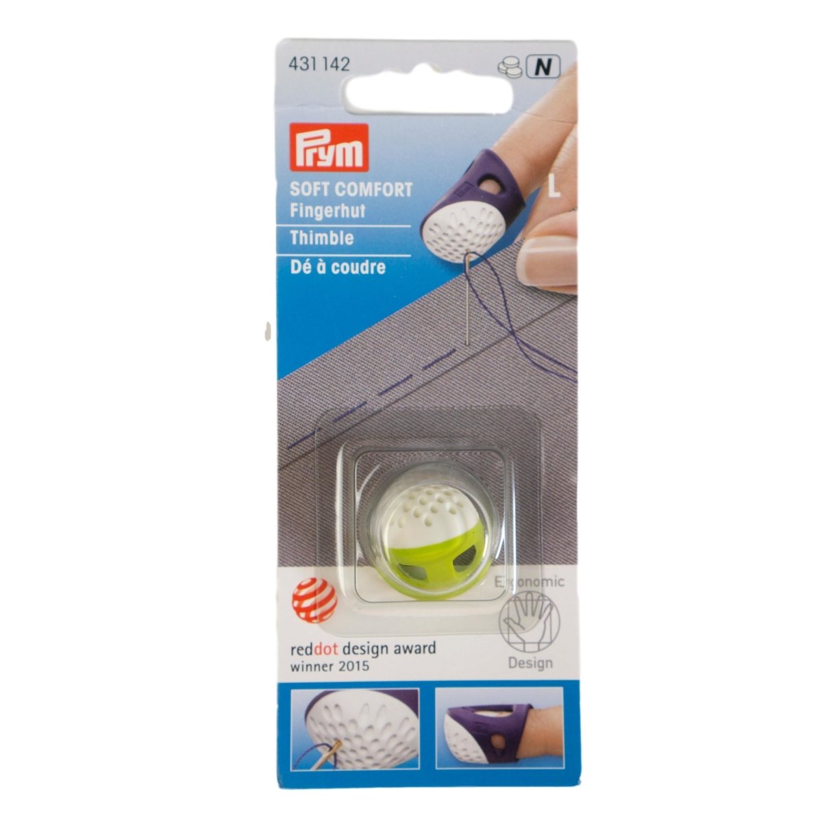 Prym - Soft Comfort Ergonomic Thimble - multiple sizes – Zest Online