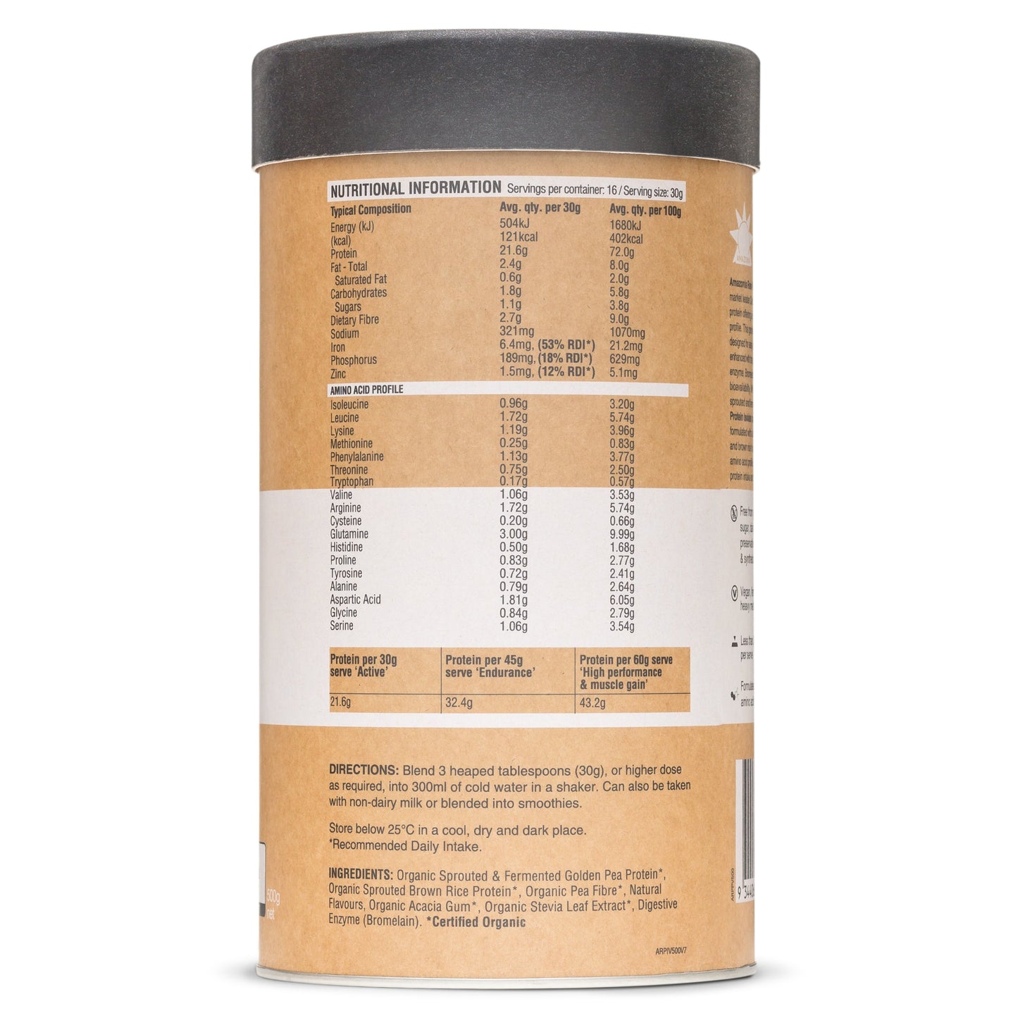 Raw Protein Isolate Vanilla