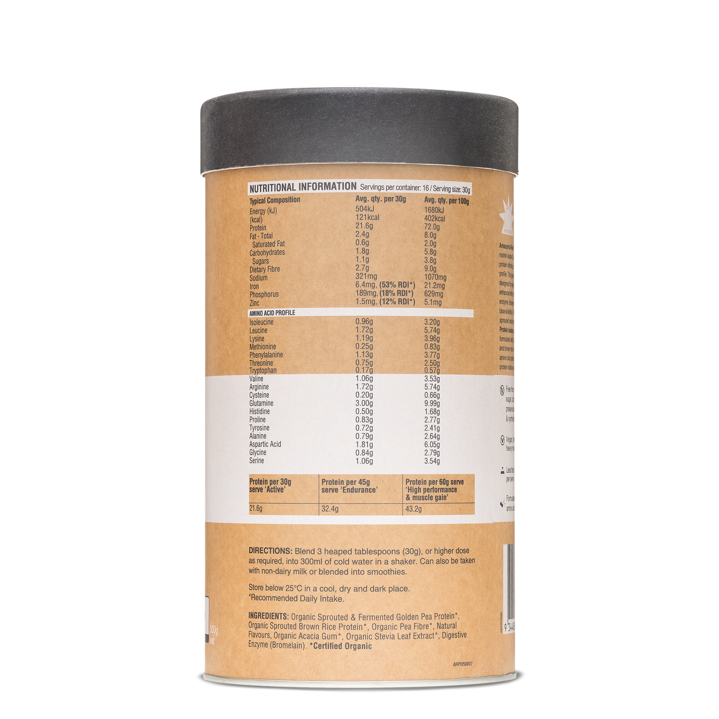 Raw Protein Isolate Vanilla