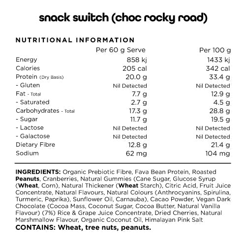 Snack Switch ~ Box 12 Bars